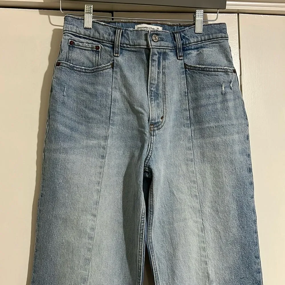 Abercrombie & Fitch Blue Ankle Cropped Jeans - Picture 8 of 12